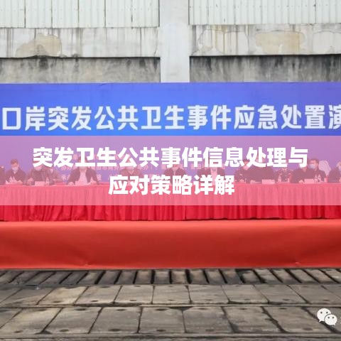 突發(fā)衛(wèi)生公共事件信息處理與應(yīng)對(duì)策略詳解