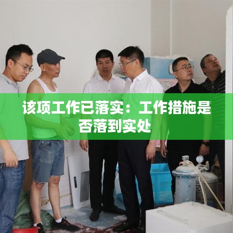 該項工作已落實：工作措施是否落到實處 