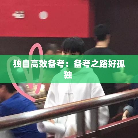 獨自高效備考：備考之路好孤獨 