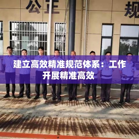 建立高效精準(zhǔn)規(guī)范體系：工作開(kāi)展精準(zhǔn)高效 