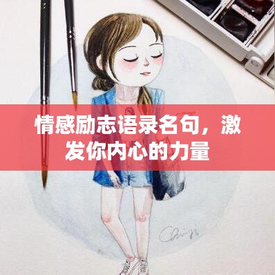 情感勵志語錄名句，激發(fā)你內(nèi)心的力量