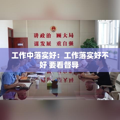 工作中落實好：工作落實好不好 要看督導(dǎo) 