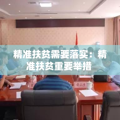 精準(zhǔn)扶貧需要落實(shí)：精準(zhǔn)扶貧重要舉措 