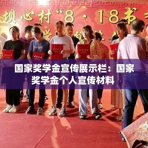 國(guó)家獎(jiǎng)學(xué)金宣傳展示欄：國(guó)家獎(jiǎng)學(xué)金個(gè)人宣傳材料 