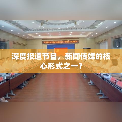 深度報道節(jié)目，新聞傳媒的核心形式之一？