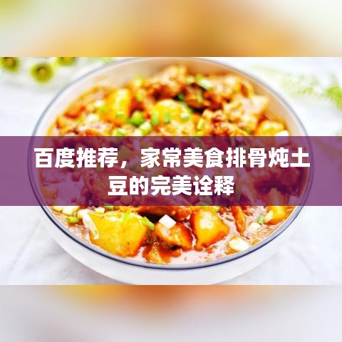 百度推薦，家常美食排骨燉土豆的完美詮釋