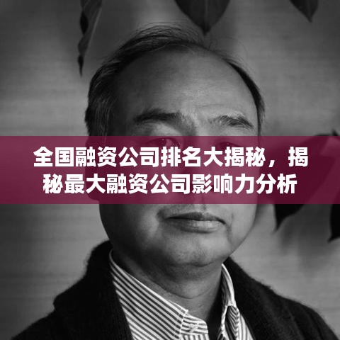 全國融資公司排名大揭秘，揭秘最大融資公司影響力分析